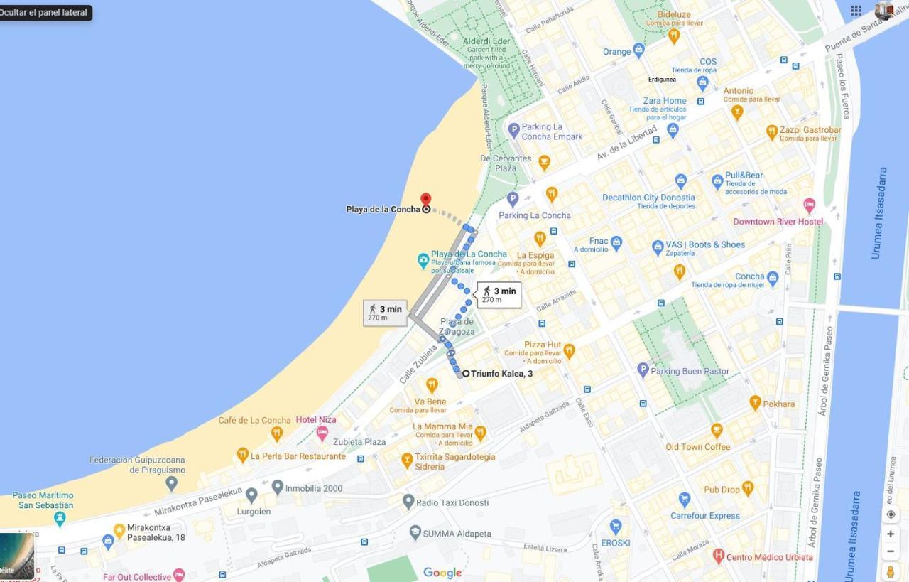Apartament Amplio Y A Pie De Playa La Concha