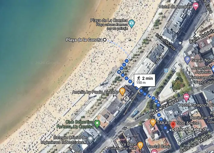 Apartamento Amplio Y Central A Pie De Playa La Concha